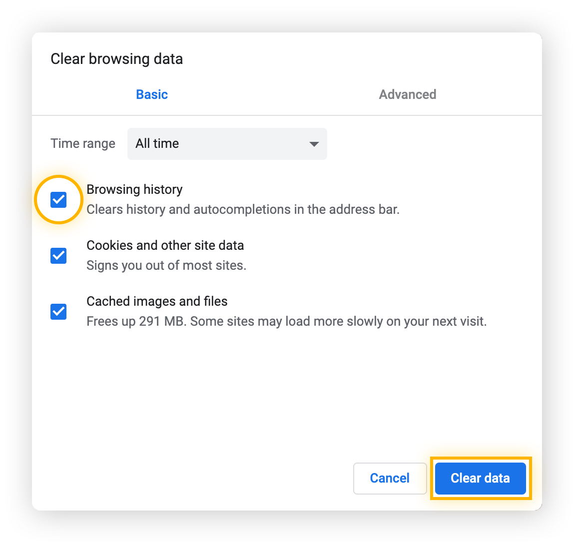 How to Clear Search History & Delete Browser History AVG